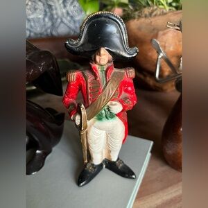 Red & Black Napoleonic Soldier Figurine